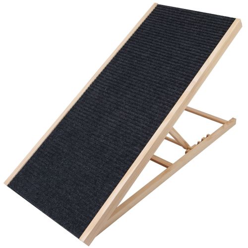 Foldable Wooden Dog Ramp for High Beds Non Slip Heights Adjustable Pet Cat Ramp for Couch Car SUV Foldable Wooden Dog Ramp for High Beds Non Slip Heights Adjustable Pet Cat Ramp for Couch Car SUV